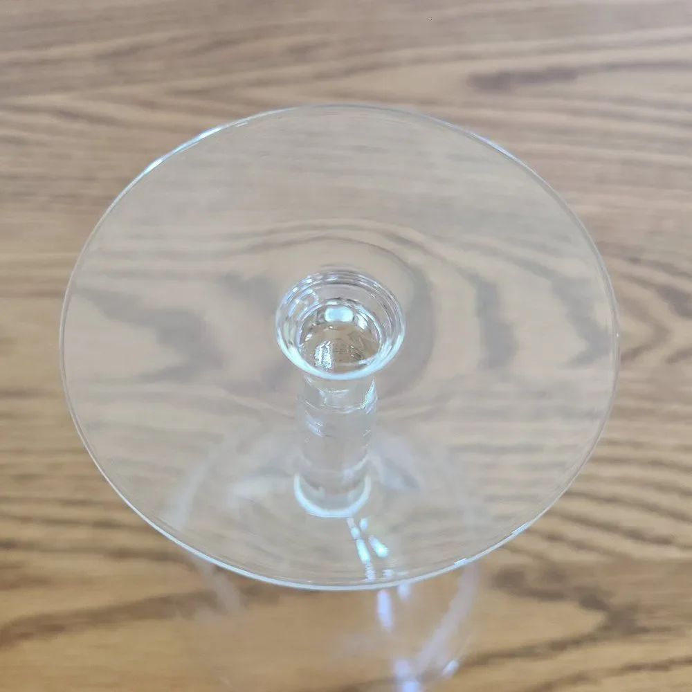 McBride Glass MCB17 Mid-Century Cut Glass Etched Champagne Sherbet Glass Wheat